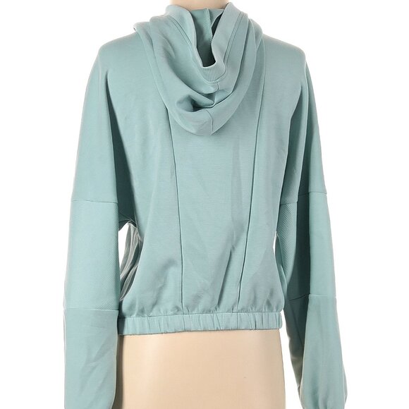 Sincerely Jules Turquoise Zip Up Medium Sweatshirt - Picture 2 of 4